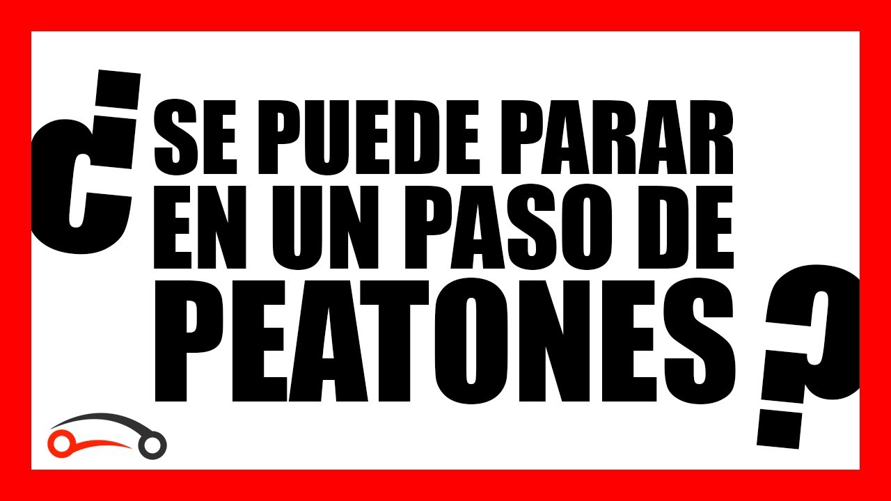 en el paso de peatones puede hacer una parada