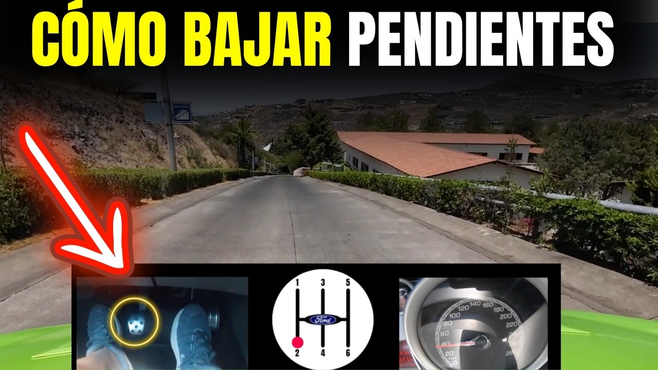 en que marcha se debe bajar una pendiente