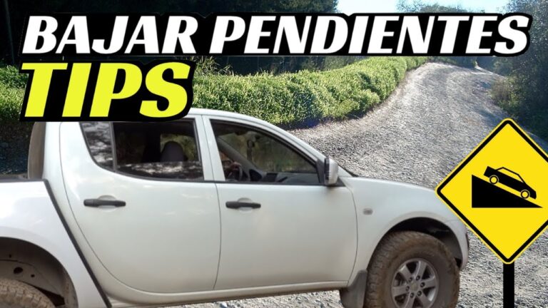 en una pendiente descendente prolongada cómo es recomendable conducir