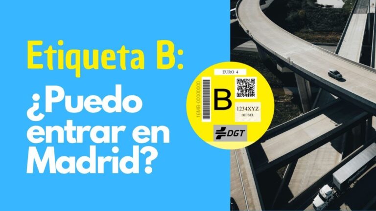 entrar en madrid con etiqueta b