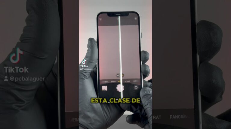 esta línea blanca vertical intermitente indica que