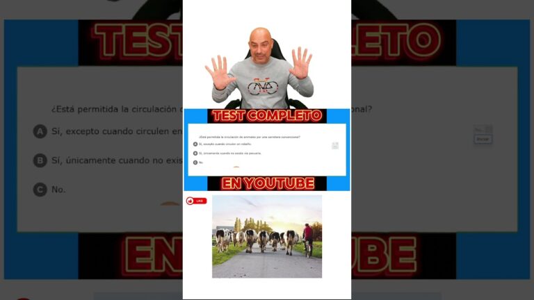está permitida la circulación de animales por una carretera convencional
