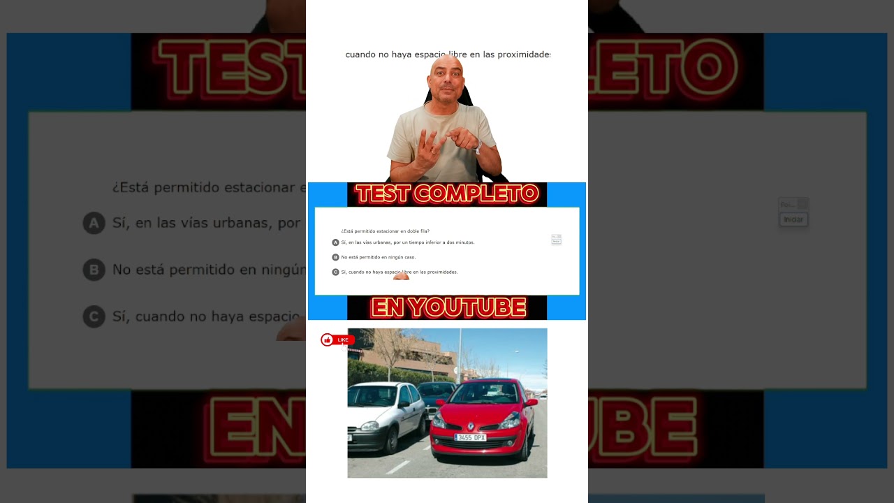 está permitido estacionar en doble fila