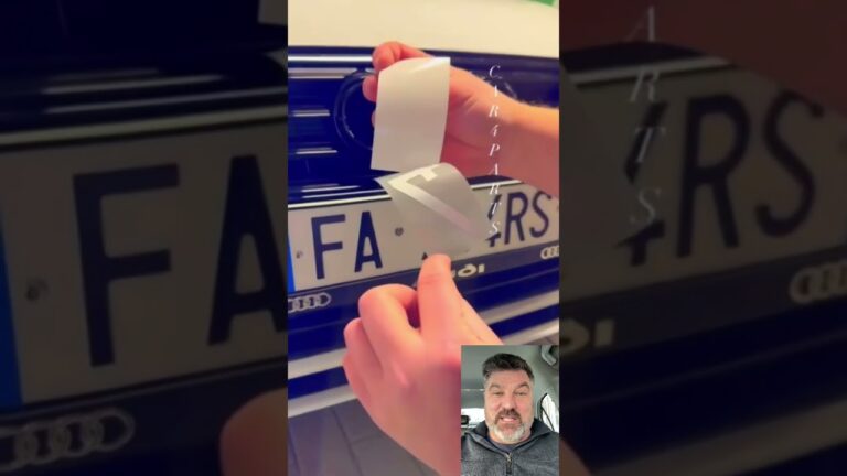 esta prohibido fotografiar la matrícula de un coche