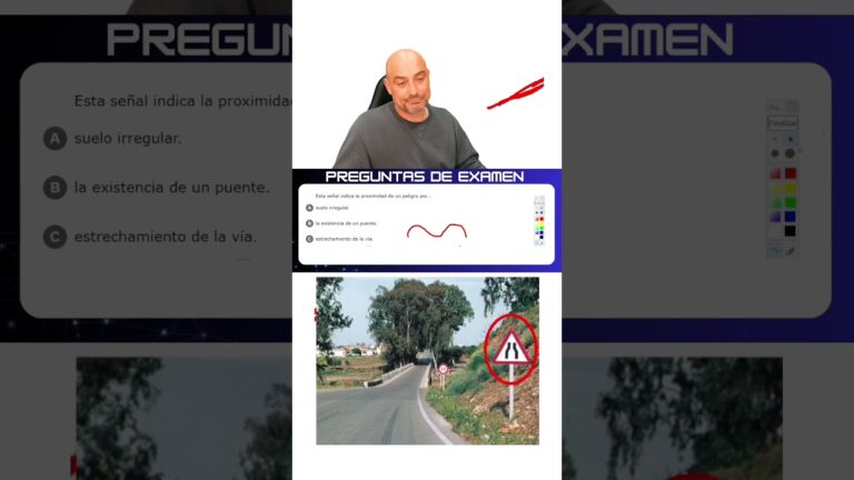 esta señal indica peligro por la proximidad de...