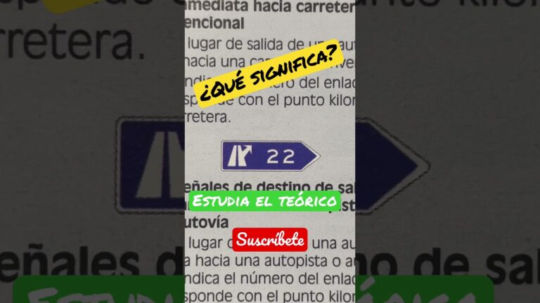 estas señales sobre autopista o autovía indican salida inmediata hacia