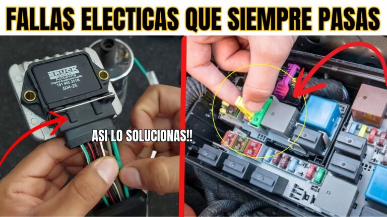 fallo del circuito eléctrico lleve a reparar el vehículo