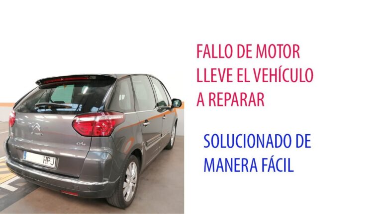 fallo del motor lleve a reparar el vehiculo