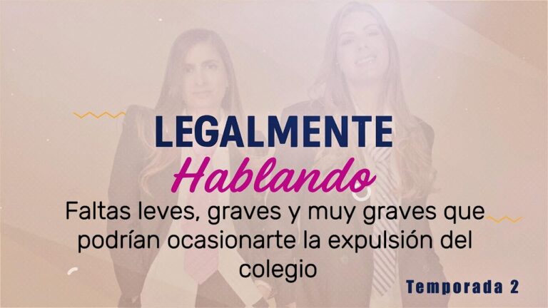 faltas leves graves y muy graves