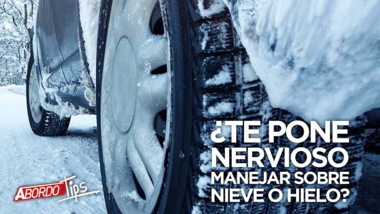 hay hielo en la vía que debe hacer