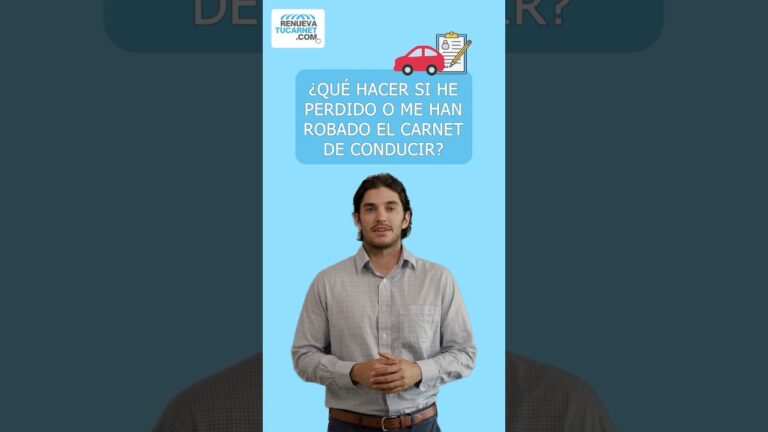 he perdido el carnet de conducir barcelona