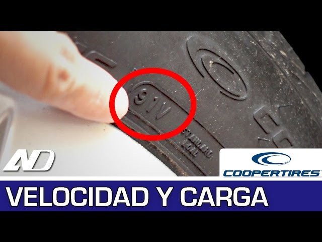 índice de carga de un neumático
