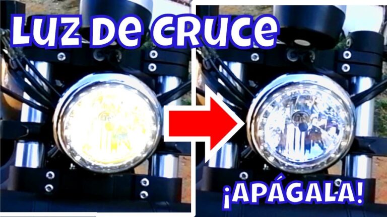las motocicletas estan obligadas a llevar la luz de cruce