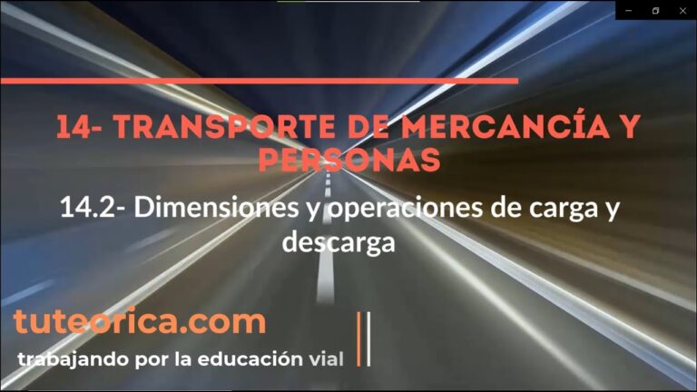 las operaciones de carga y descarga se llevarán a cabo