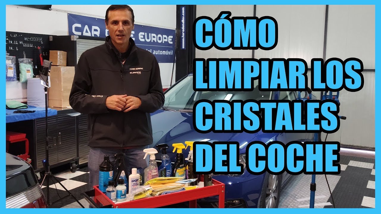 limpiar cristales del coche por dentro