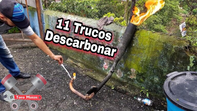 limpiar tubo de escape moto por dentro