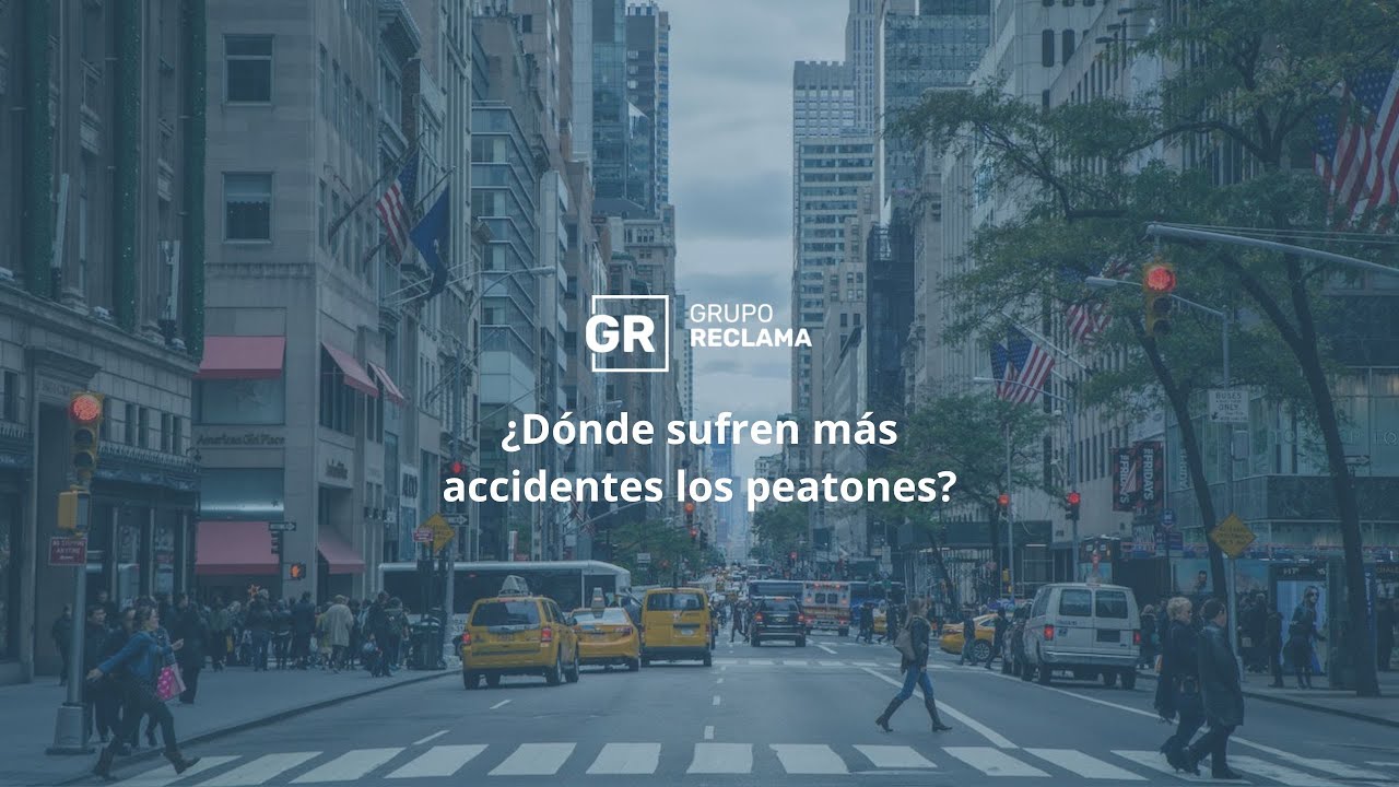 los peatones dónde sufren más accidentes