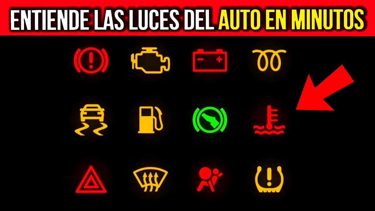 luces que se encienden en el coche