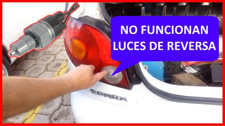 luz marcha atrás no funciona itv
