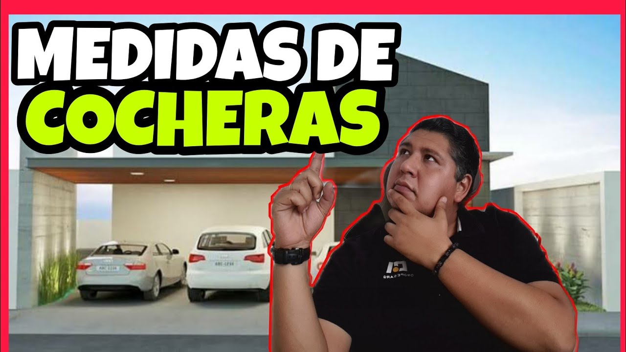 medidas mínimas dimensiones garaje 2 coches