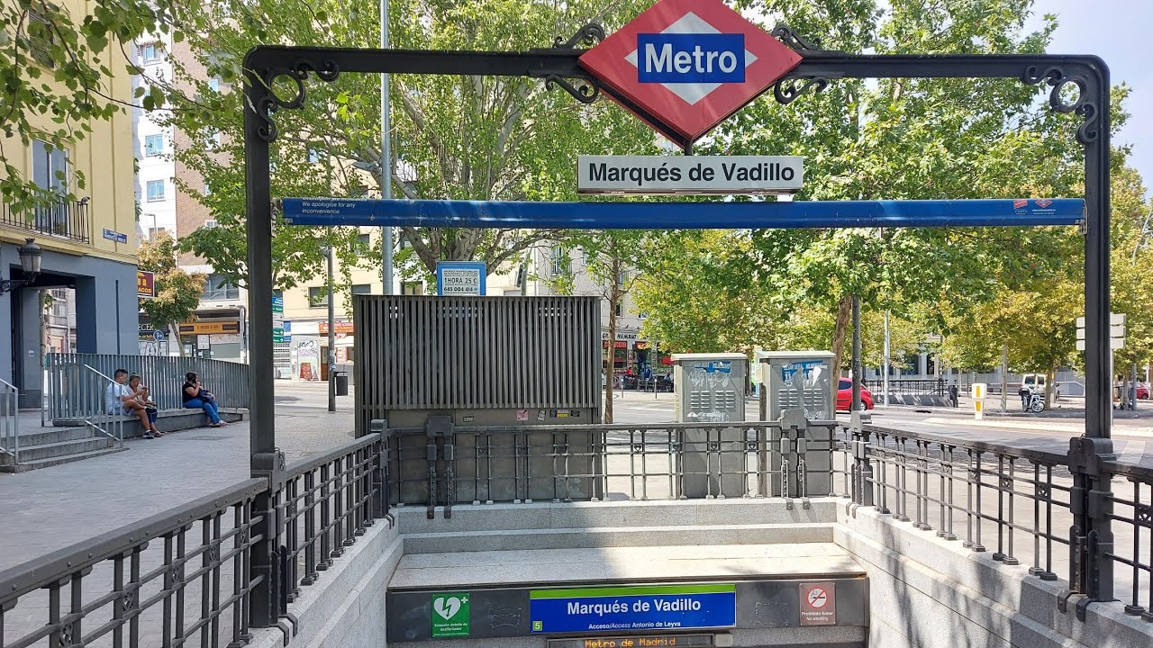 metro marqués de vadillo como llegar