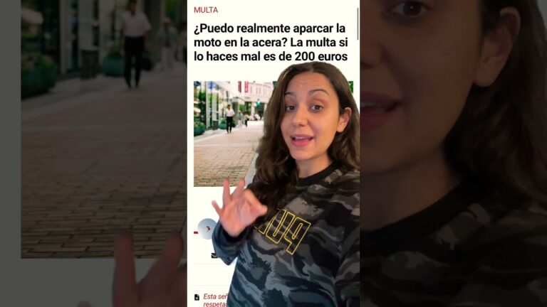 multa por aparcar en parking de motos