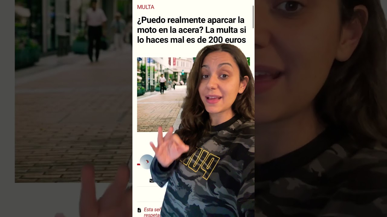 multa por aparcar en parking de motos