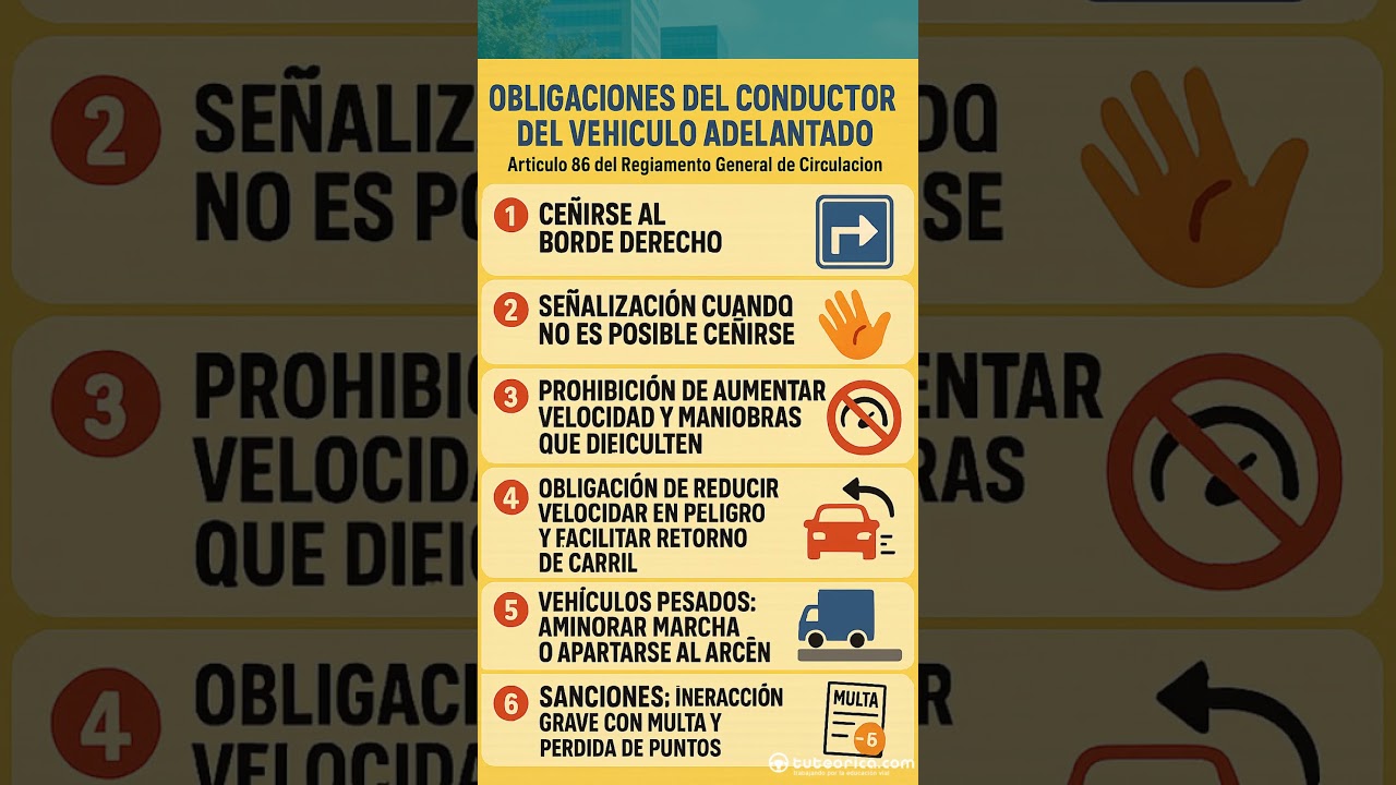 no deberá iniciar un adelantamiento sin comprobar previamente que