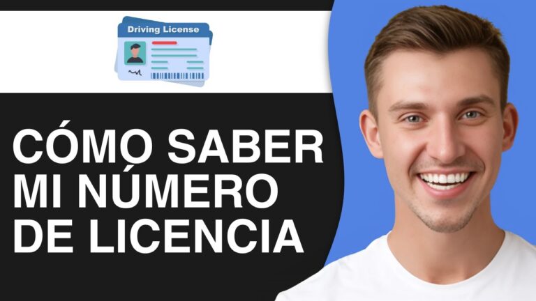 numero de la licencia de conducir