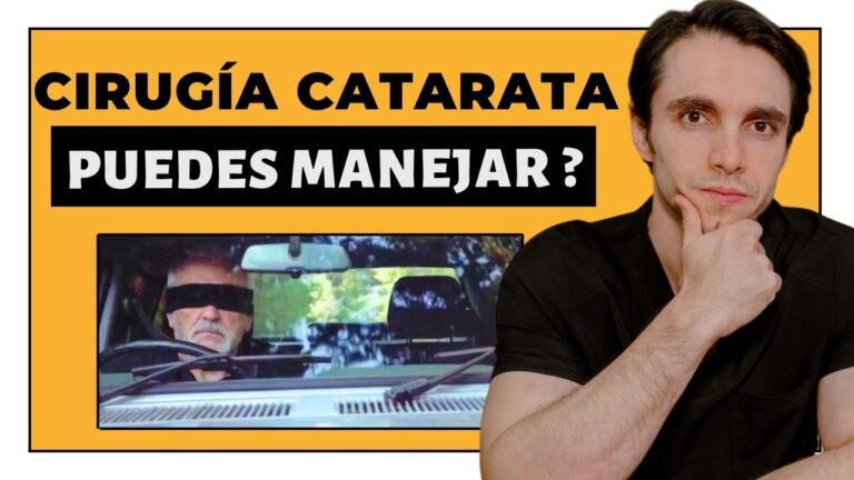 operado de cataratas y carnet de conducir