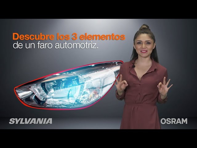 partes de un faro de coche
