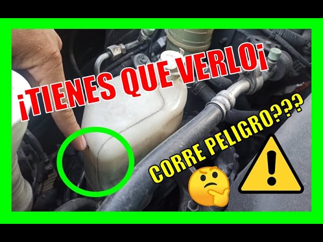 perdida de agua en el coche