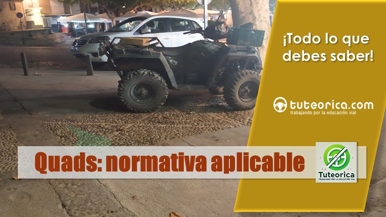 por donde puede circular un quad