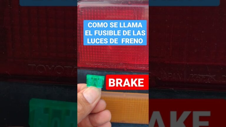 puede circular si las luces de frenado están averiadas