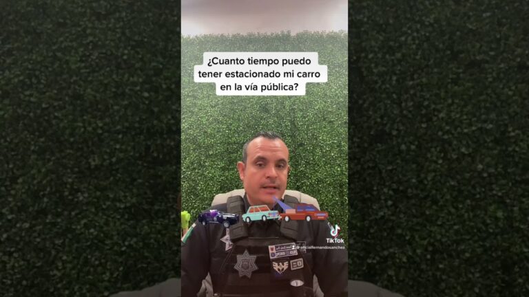 puede estacionar en este tramo de vía