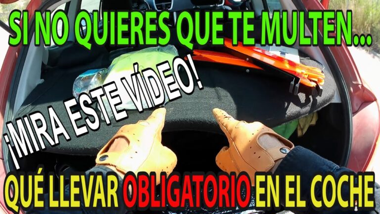 que accesorios esta obligado a llevar un turismo