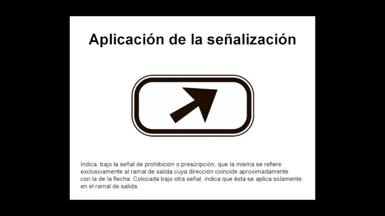 qué indica el panel situado bajo la señal
