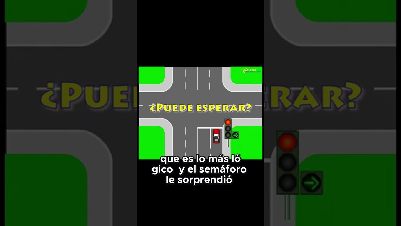 que indica la flecha verde del semaforo