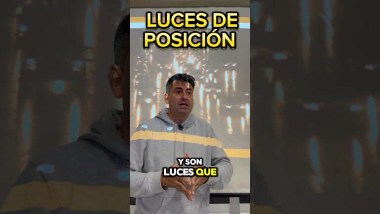 que indica la luz de posicion