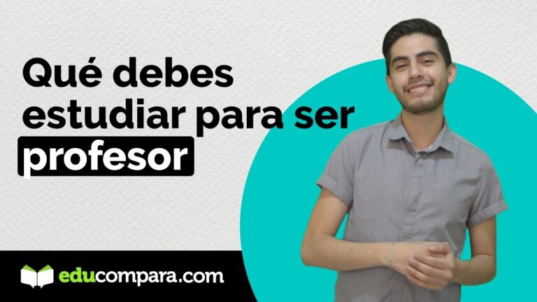 que se necesita para ser profesor