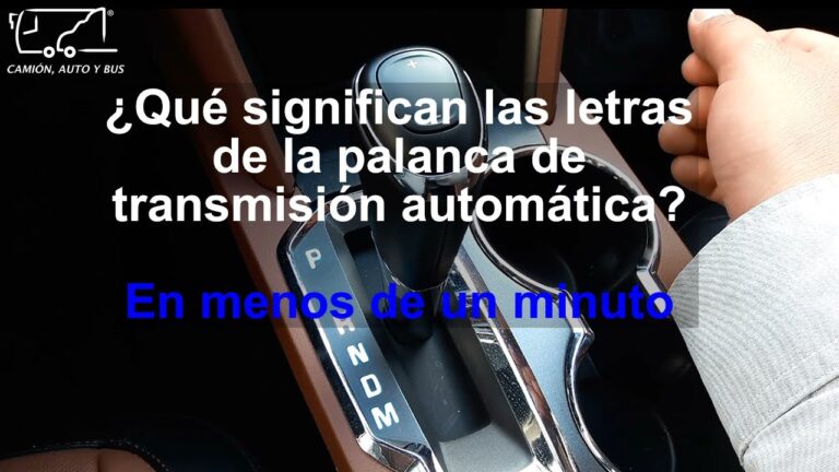 que significa la n en un coche automático