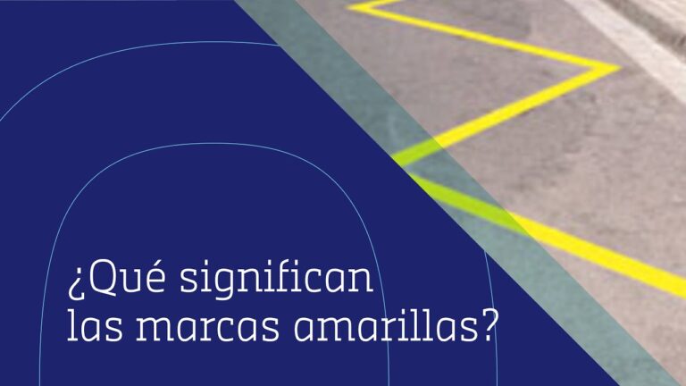 que significan las lineas amarillas en zig zag