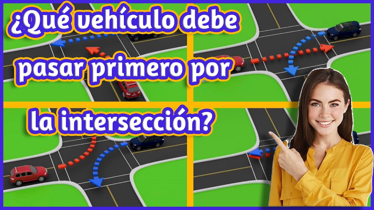 quien tiene prioridad en una interseccion