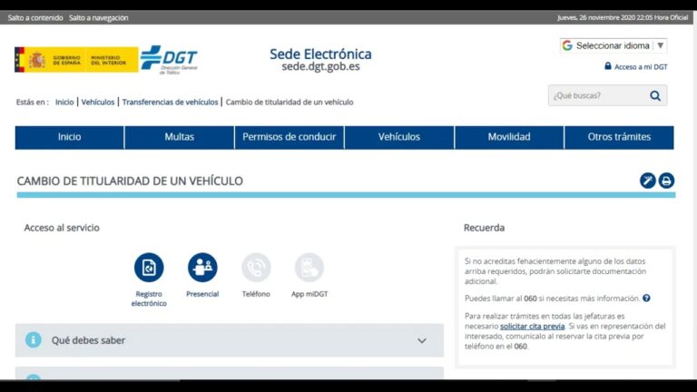 registro de vehículos de la dirección general de tráfico
