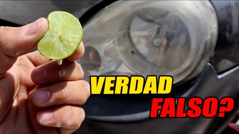 remedio casero para limpiar los faros del coche