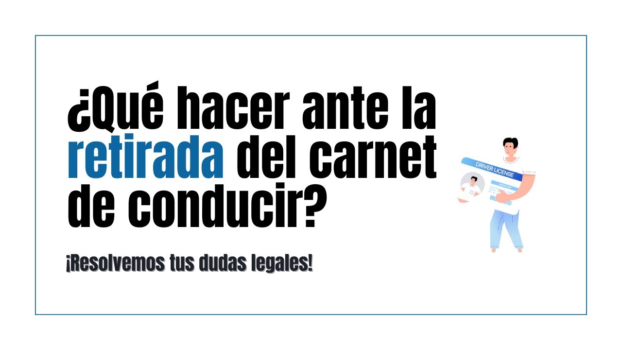 retirada del carnet de conducir por enfermedad