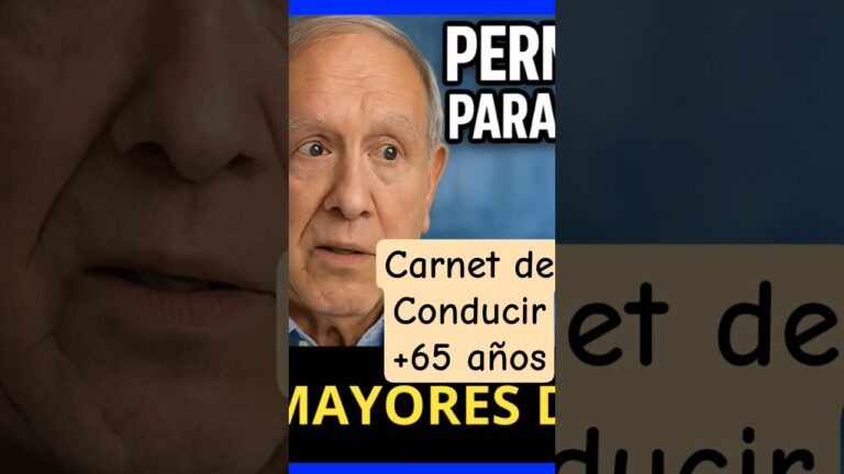 sacar el carnet de conducir a los 60 años