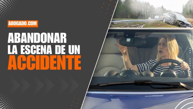 sanción por darse ala fuga en un accidente