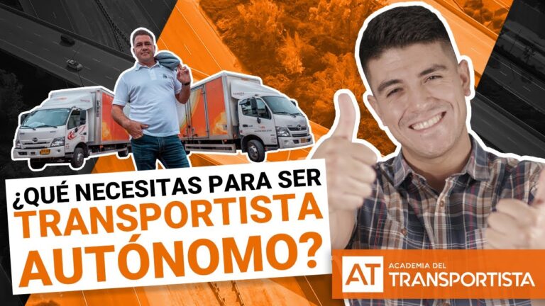 se necesita transportista autónomo con camión propio