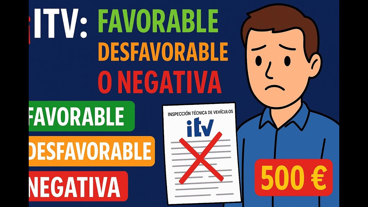 se puede circular con itv desfavorable